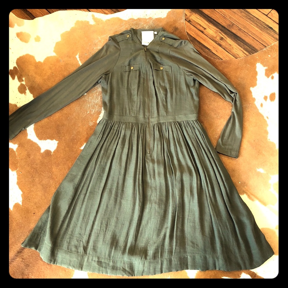 Anthropologie D’Arlene Military Dress